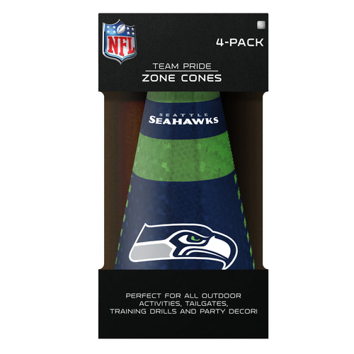 Seattle Seahawks Zone Cones 4 Pack - Sporticulture