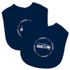 Seattle Seahawks Baby Bib 2 Pack - Masterpieces Puzzle Company