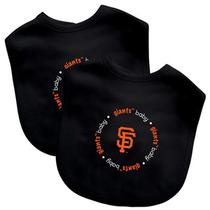 San Francisco Giants Baby Bib 2 Pack - Masterpieces Puzzle Company