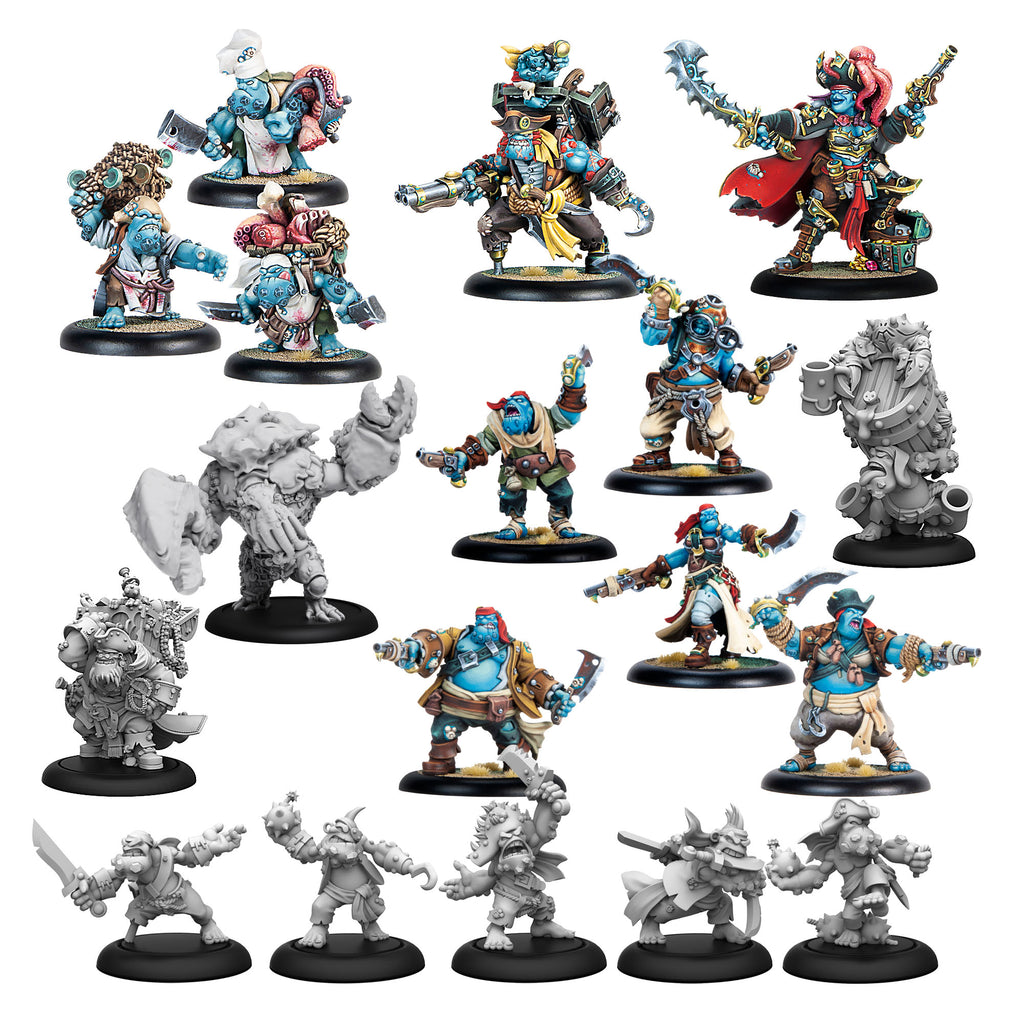 Steamforged Games - Warmachine: Southern Kriels - Brineblood Marauders Core Expansion