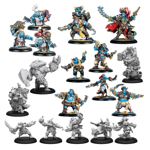 Steamforged Games - Warmachine: Southern Kriels - Brineblood Marauders Core Expansion