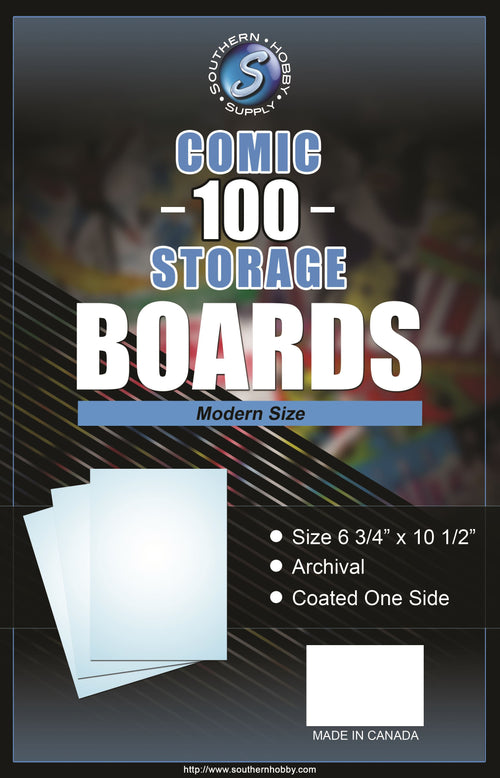 Southern Hobby Supply - Backing Boards Modern 100-Count Packaged