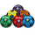 Macgregor MacGregor MCSBR402 Rubber Soccerballs  Blue - Size 4