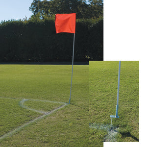 Whole-in-One Flexible Soccer Corner Flags  Pack of 4