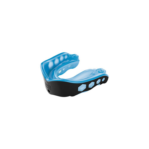 Shock Doctor 1384275 Gel Max Adult Convertible Mouthguard  Blue & Black