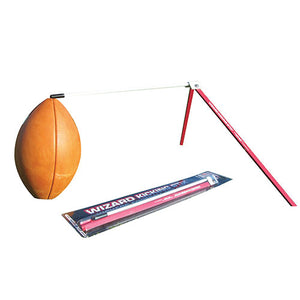 Olympian Athlete Wizard Kicking Stix Football Holder