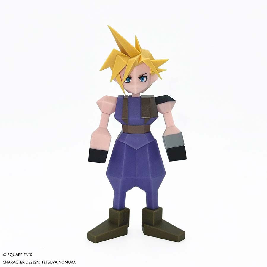 Square Enix -  Final Fantasy Vii: Polygon Soft Vinyl Figure: Cloud Strife Pre-Order