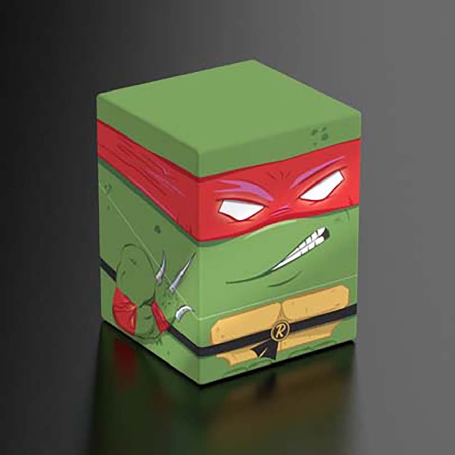 Tmnt - Ultimate Guard: Squaroes Deck Case 100 Boulder: Teenage Mutant Ninja Turtles (Wave 3): Action Mode Raphael (Nt016) Pre-Order