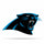 Carolina Panthers Pennant Shape Cut Logo Design - Rico Industries