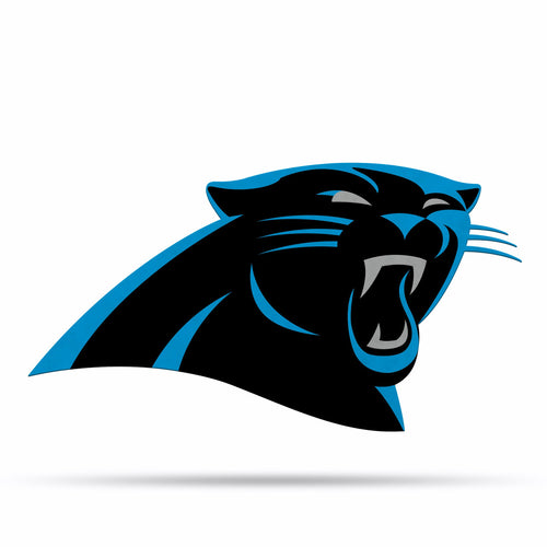 Carolina Panthers Pennant Shape Cut Logo Design - Rico Industries