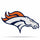 Denver Broncos Pennant Shape Cut Logo Design - Rico Industries