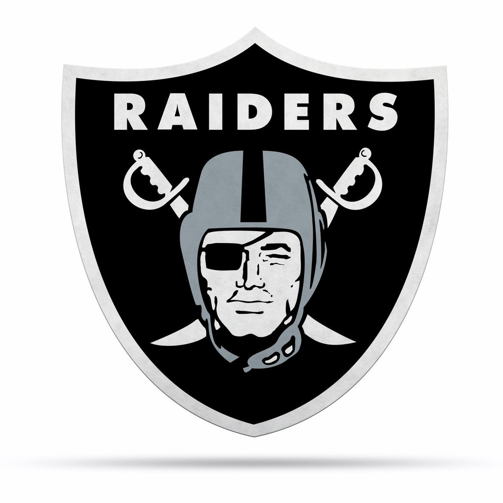 Las Vegas Raiders Pennant Shape Cut Logo Design - Rico Industries