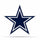 Dallas Cowboys Pennant Shape Cut Logo Design - Rico Industries