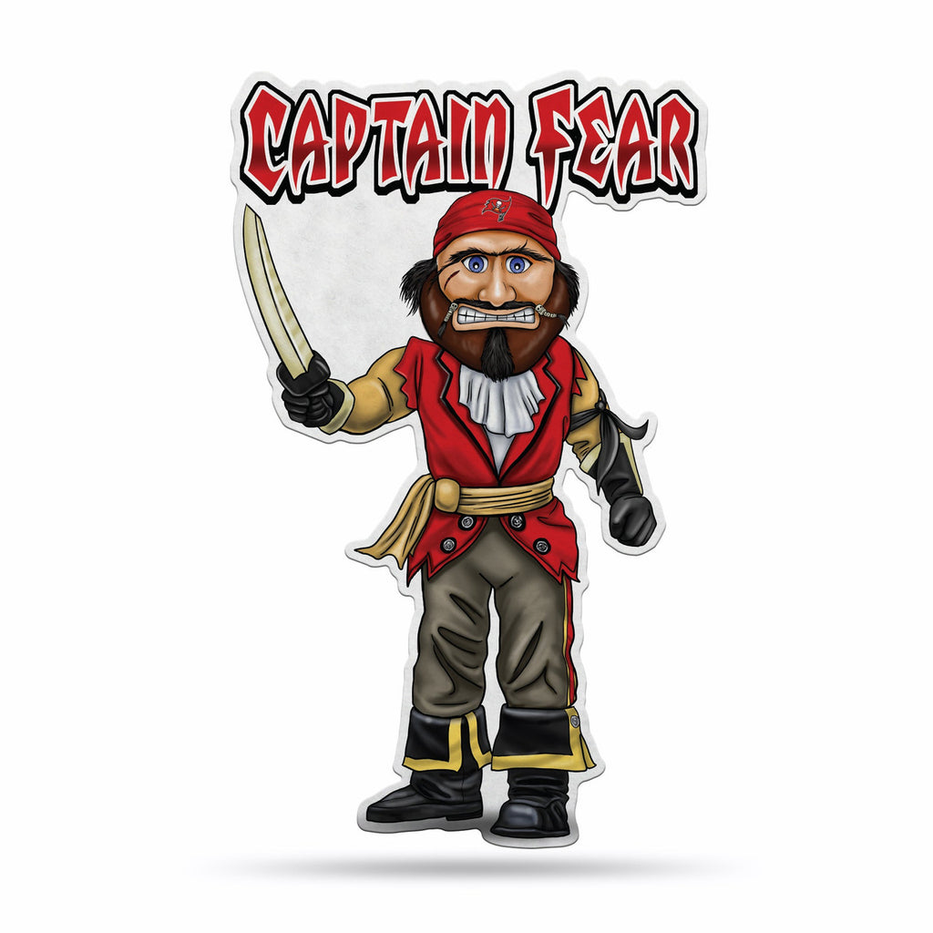 Tampa Bay Buccaneers Pennant Shape Cut Mascot Design - Rico Industries