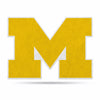 Michigan Wolverines Pennant Shape Cut Logo Design - Rico Industries