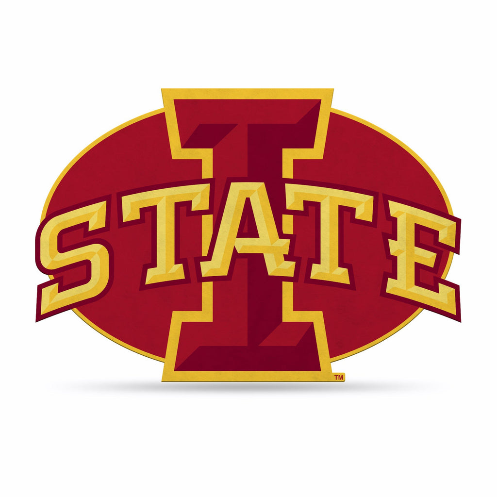 Iowa State Cyclones Pennant Shape Cut Logo Design - Rico Industries