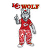 Kansas City Chiefs Pennant Shape Cut Mascot Design - Rico Industries