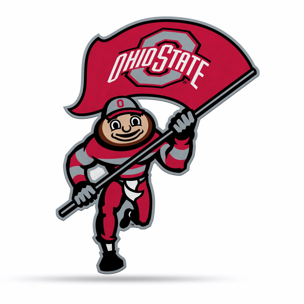 Ohio State Buckeyes Pennant Shape Cut Mascot Design - Rico Industries