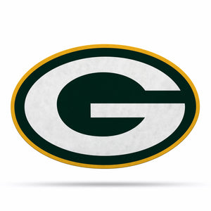 Green Bay Packers Pennant Shape Cut Logo Design - Rico Industries