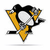 Pittsburgh Penguins Pennant Shape Cut Logo Design - Rico Industries