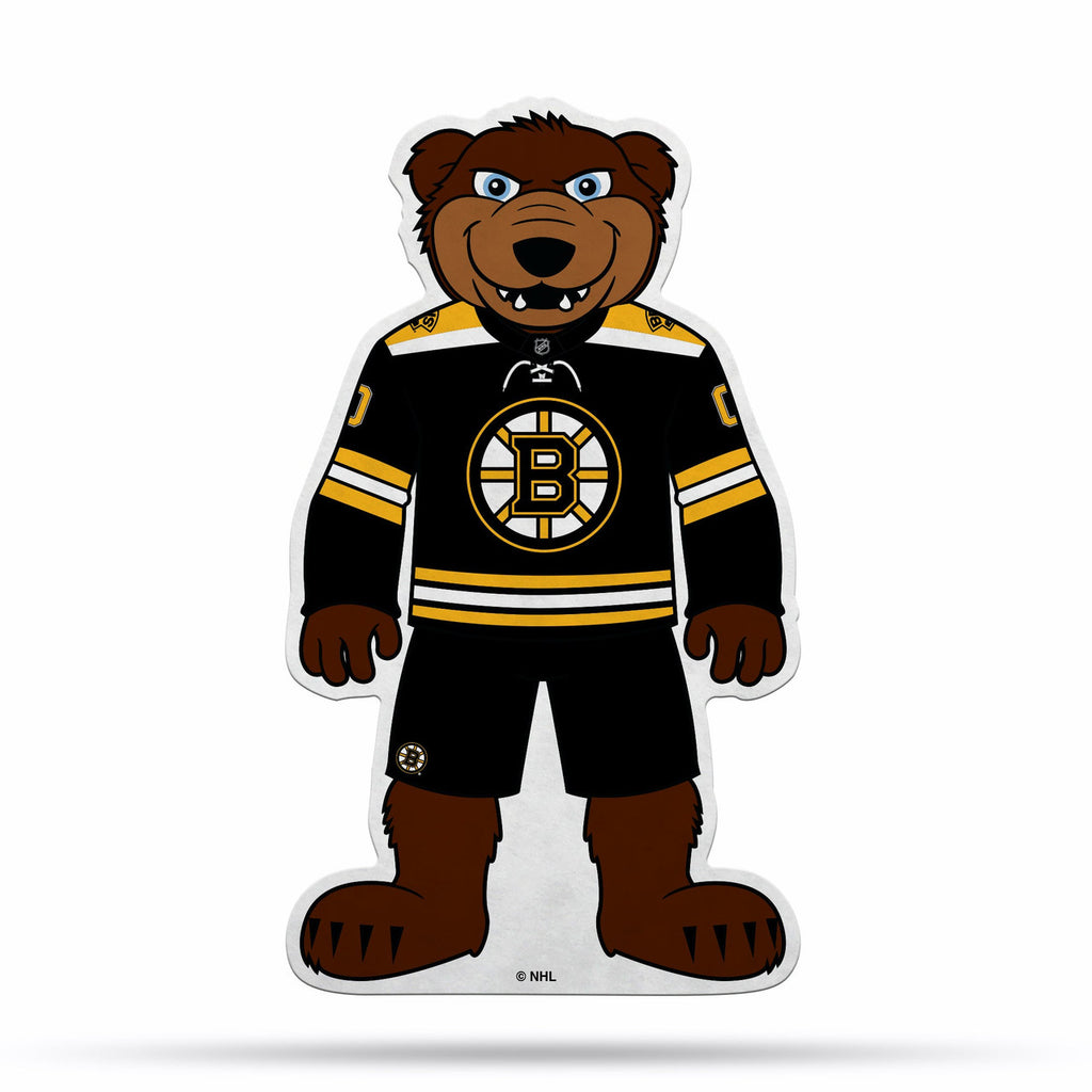 Boston Bruins Pennant Shape Cut Mascot Design - Rico Industries