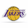 Los Angeles Lakers Pennant Shape Cut Logo Design - Rico Industries