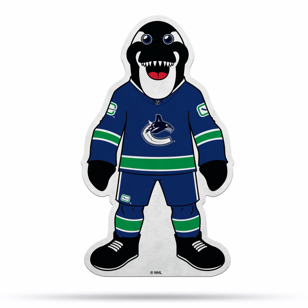 Vancouver Canucks Pennant Shape Cut Mascot Design Special Order - Rico Industries