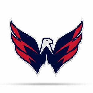 Washington Capitals Pennant Shape Cut Logo Design - Rico Industries