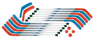 PerfectPitch Shield 50 in. Aluminator Indoor Replacement Floor Hockey Stick, Grades 9 to 12, Red