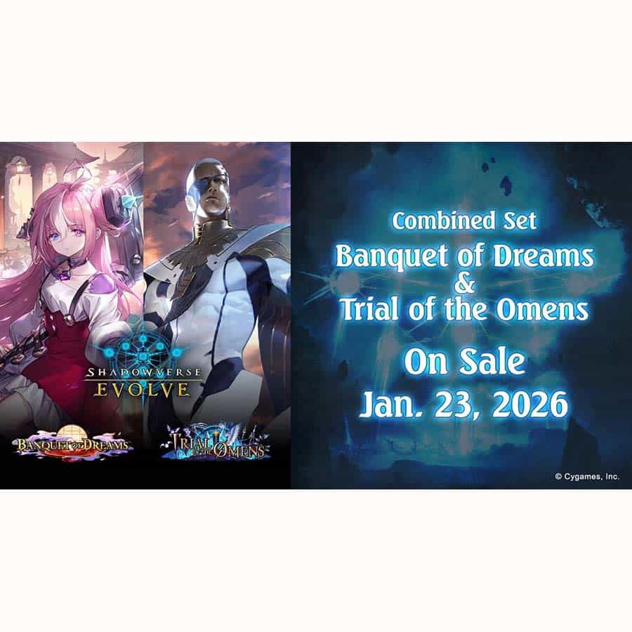 Bushiroad Se-Asia Pte Ltd -  Shadowverse Evolve: Combined Booster Set 2: Banquet Of Dreams And Trials Of The Omens (12Ct)