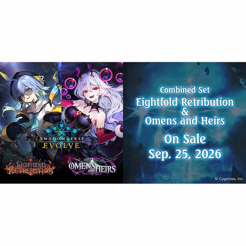 Bushiroad Se-Asia Pte Ltd -  Shadowverse Evolve: Combined Set: Eightfold Retribution And Omens And Heirs (12Ct) Pre-Order