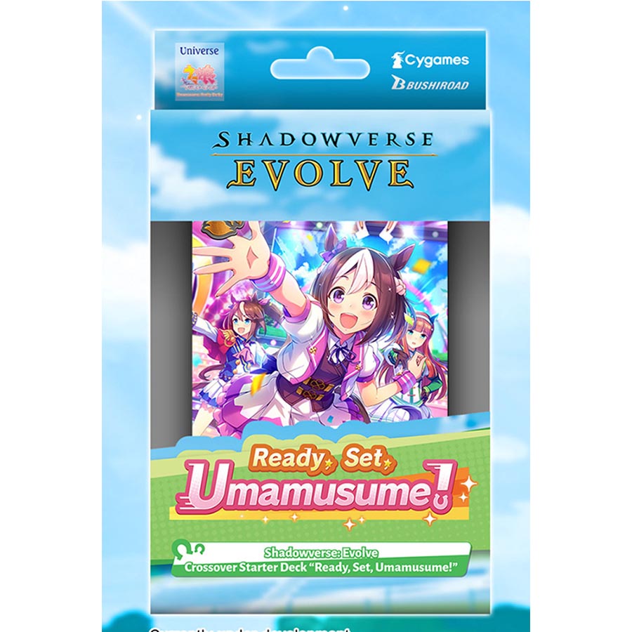 Bushiroad Se-Asia Pte Ltd -  Shadowverse Evolve: Crossover Starter Deck: Ready Set Umamusume (6Ct)