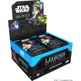 Fantasy Flight Games - Star Wars: Unlimited - Legends Of The Force Booster Box Display