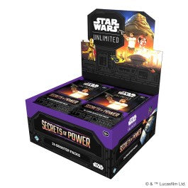 Fantasy Flight Games - Star Wars: Unlimited - Secrets Of Power Booster Display