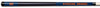 SYRACUSE COLOR ENGRAVED BILLIARD CUE BLUE / ORANGE - SYRBCE921