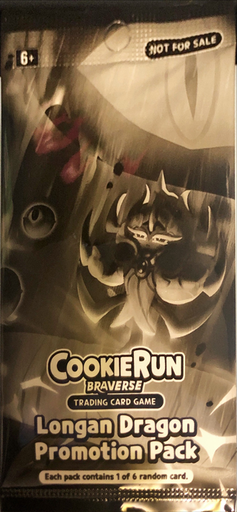 CookieRun TCG: Set 3: Arena of Glory Booster Pack Promo Set - 5,000 crystals + 3000 rainbow cubs redemption CARD, Vol. 5,6,7 promo pack + Longan Dragon promo pack (with chance of serialized Longan Dragon promo)