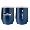 Seattle Seahawks Travel Tumbler 16oz Stainless Steel Curved - Logo Brands