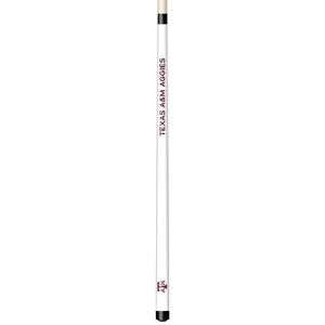 TEXAS A&M ENGRAVED BILLIARD CUE WHITE / MAROON - TAMBCE101-JR