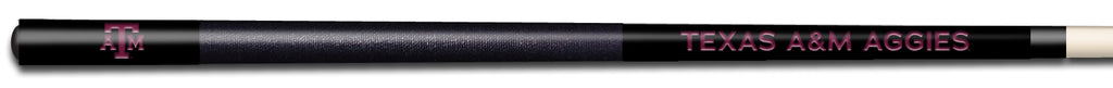TEXAS A&M COLOR ENGRAVED BILLIARD CUE MAROON / BLACK - TAMBCE914