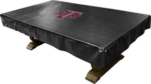 TEXAS A&M BILLIARD TABLE COVER BLACK - TAMBTC100ST-9