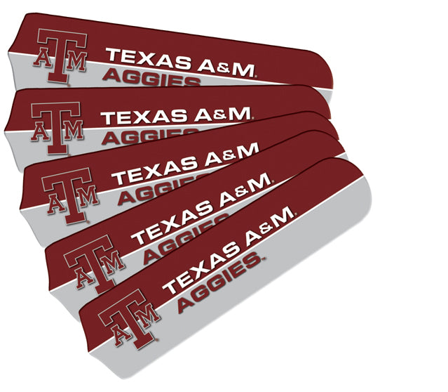 TEXAS A&M FAN BLADE SET MAROON/GRAY - TAMFBL100-52