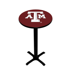 TEXAS A&M PEDESTAL PUB TABLE MAROON - TAMPTB221
