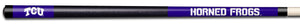 TCU COLOR ENGRAVED BILLIARD CUE WHITE / PURPLE - TCUBCE931