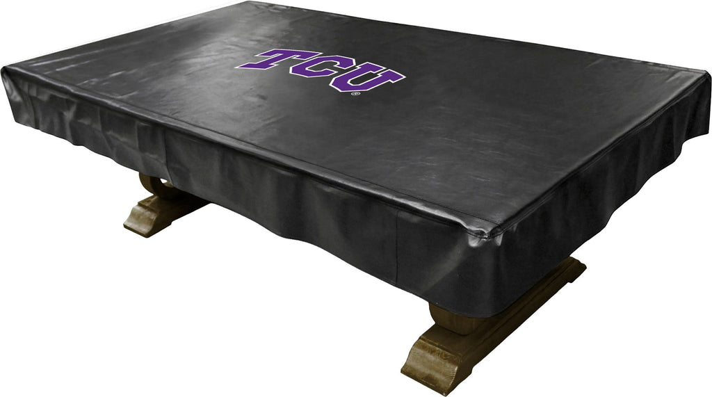 TCU BILLIARD TABLE COVER BLACK - TCUBTC100ST-8