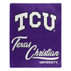 TCU Horned Frogs Blanket 50x60 Raschel Signature Design - the Northwest Company