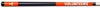TENNESSEE COLOR ENGRAVED BILLIARD CUE WHITE / ORANGE - TENBCE931