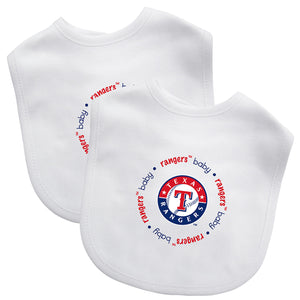 Texas Rangers Baby Bib 2 Pack - Masterpieces Puzzle Company