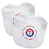 Texas Rangers Baby Bib 2 Pack - Masterpieces Puzzle Company