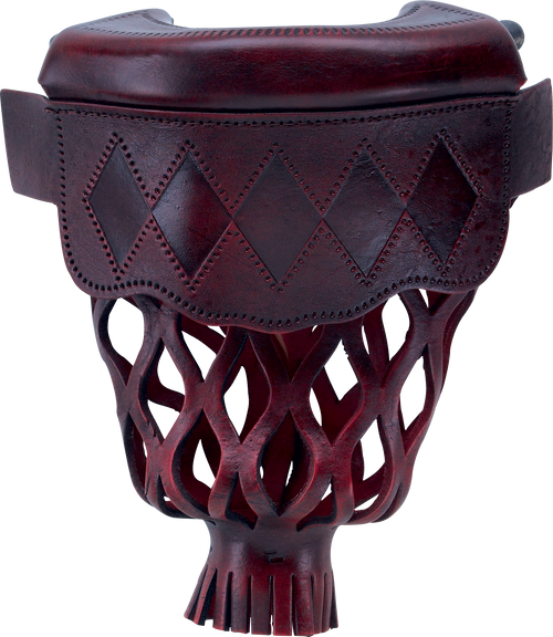 Action TPPK05 Burgundy Diamond Leather Shield Pockets - Set of 6 Table Parts and Repair