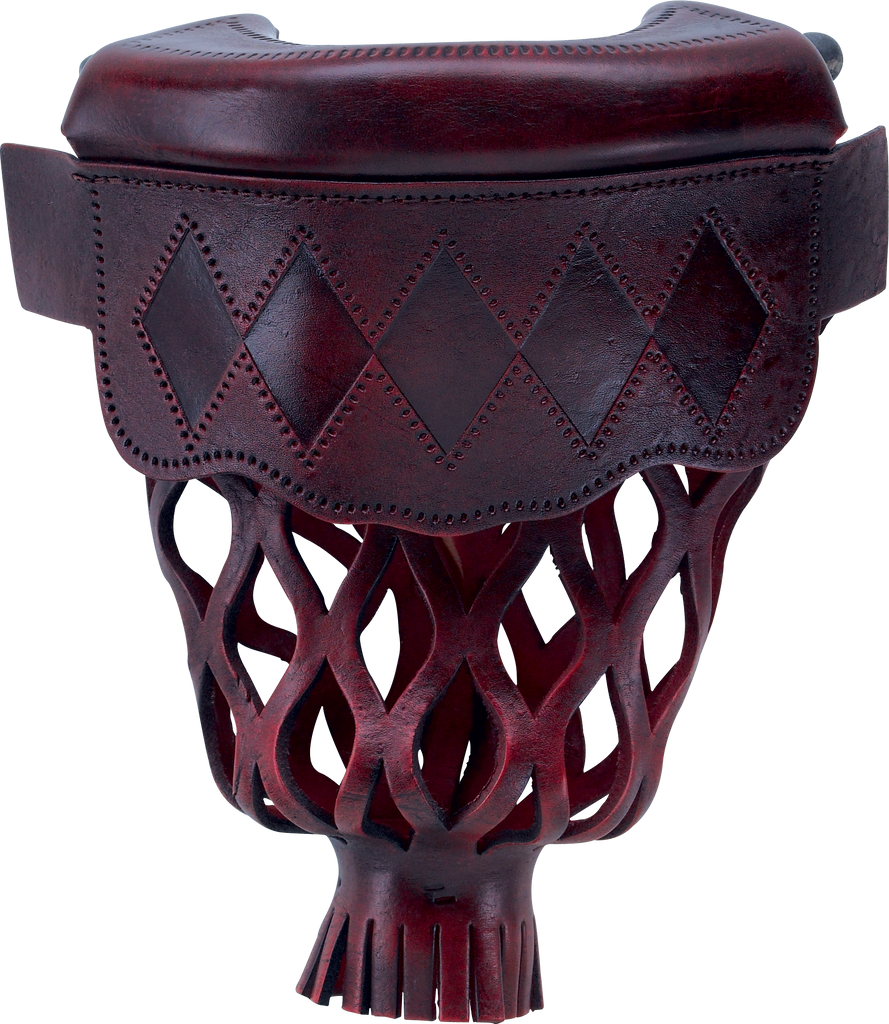 Action TPPK05 Burgundy Diamond Leather Shield Pockets - Set of 6 Table Parts and Repair